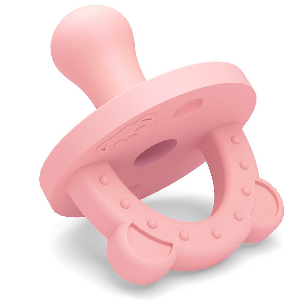 Lujo Bear Emzik - Diş Kaşıyıcı Açık Pembe (Stage 1) 