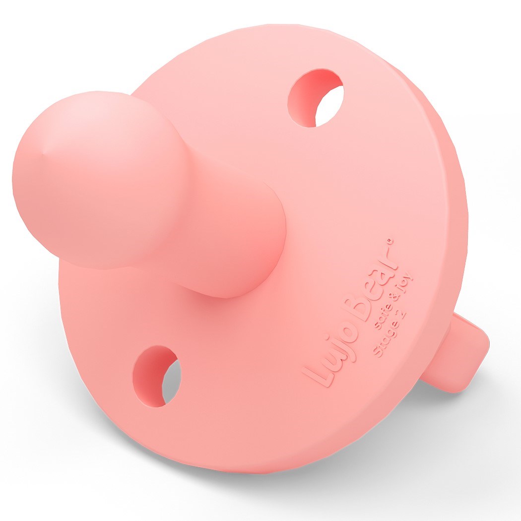 Lujo Bear Emzik - Diş Kaşıyıcı Açık Pembe (Stage 2) 
