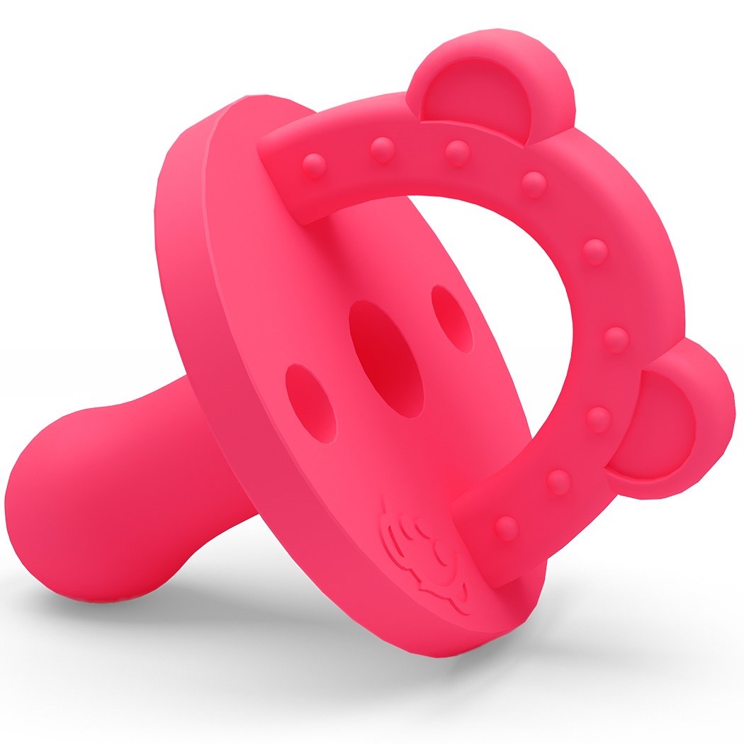 Lujo Bear Emzik - Diş Kaşıyıcı Pembe (Stage 2) 