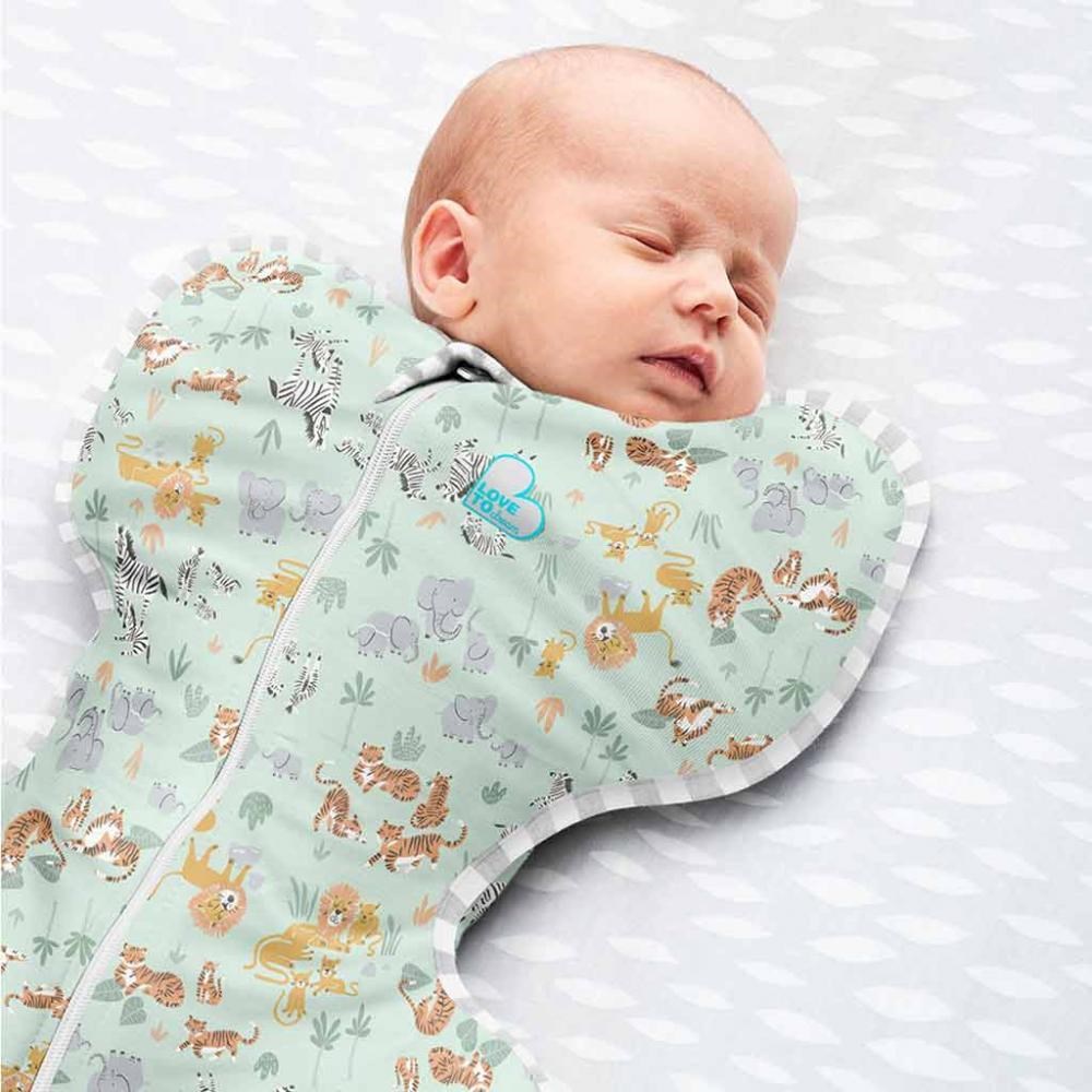 Love To Dream Swaddle Up 1.0 Tog Safari Turkuaz