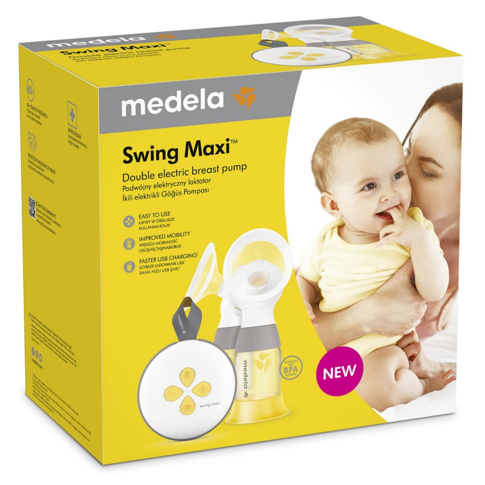 Medela Swing Maxi Çiftli- Elektrikli ve Pilli Süt Pompası Orjinal