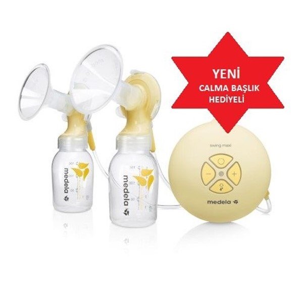 Medela Swing Maxi Çiftli- Elektrikli ve Pilli Süt Pompası Orjinal