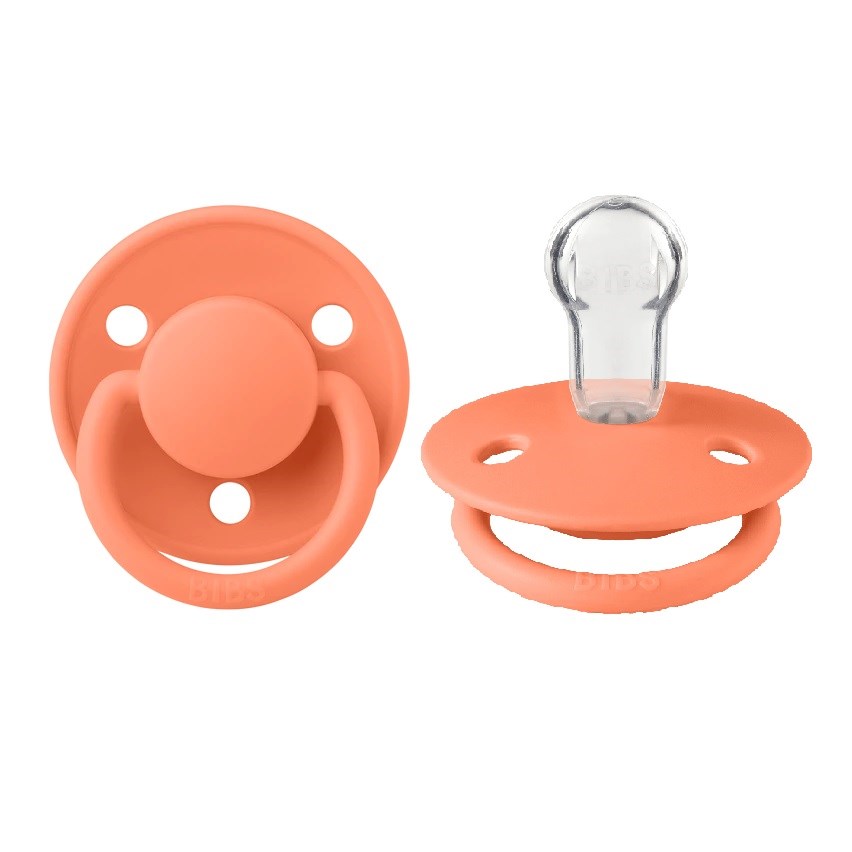 Bibs De Lux Bebek Silikon Emzik Papaya 0-3 Yaş 
