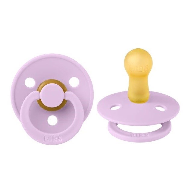 Bibs Colour Bebek Doğal  Kauçuk Emzik Violet Sky 6-18 Ay Mor