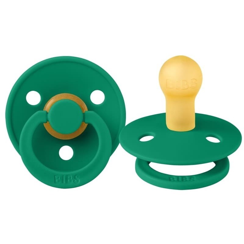 Bibs Colour Bebek Doğal  Kauçuk Emzik Evergreen 6-18 Ay Yeşil