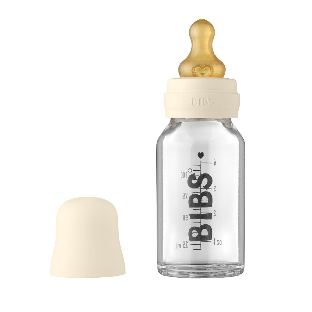 Bibs Baby Bottle Complete Set Bibero-Ivory 110 ml Krem