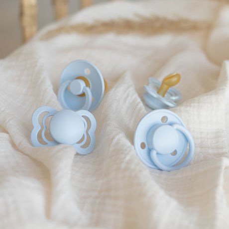 Bibs Try It Emzik Seti 4'lü - Baby Blue 0-6 Ay Mavi