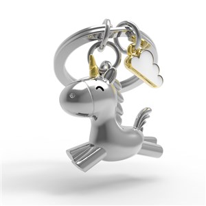 Metalmorphose Uçan Unicorn Anahtarlık