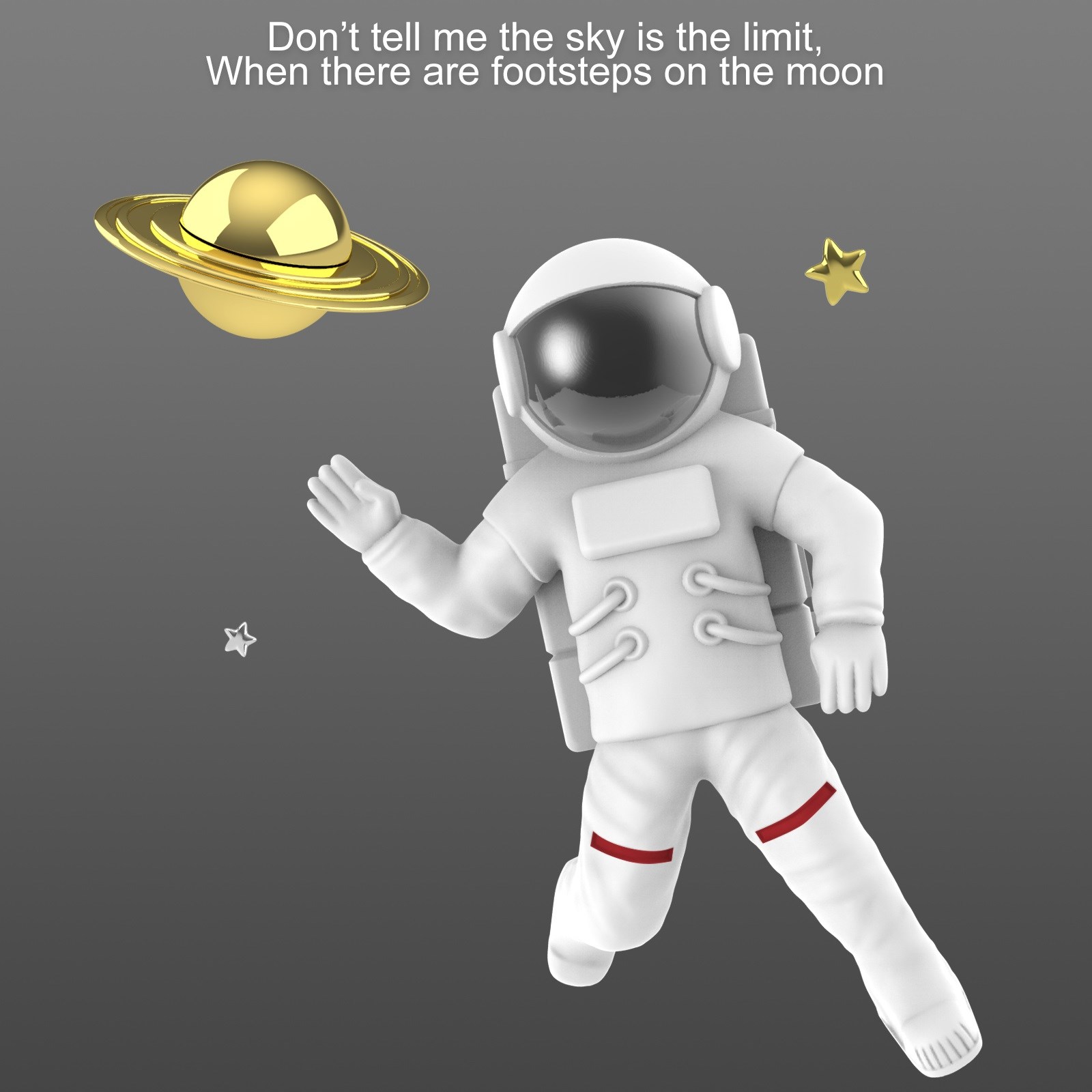 Metalmorphose Astronot Anahtarlık 