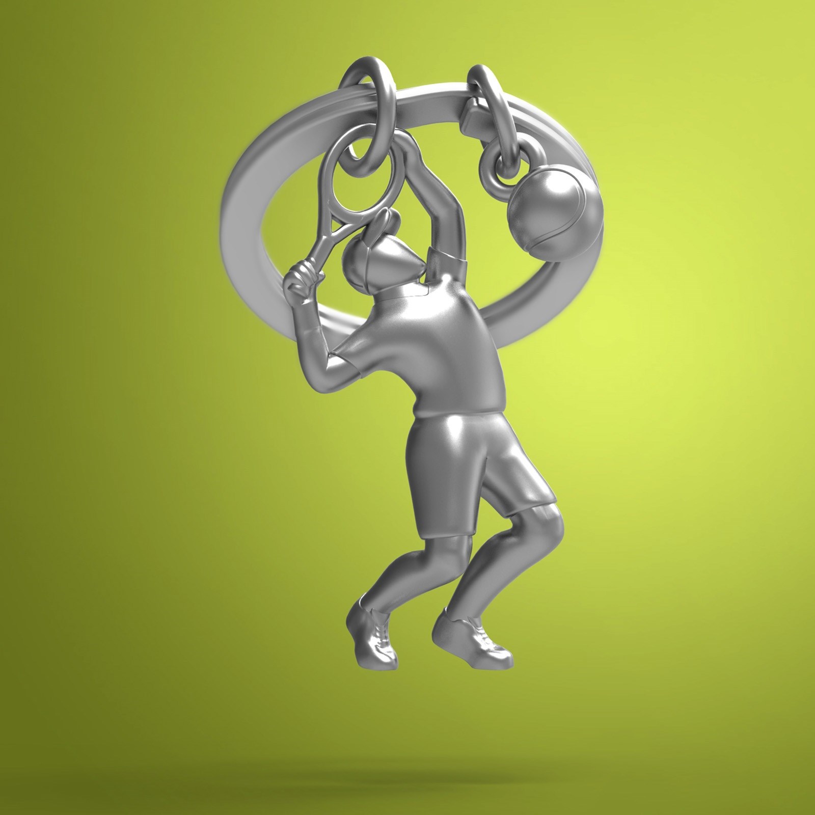 Metalmorphose Tenis Anahtarlık 