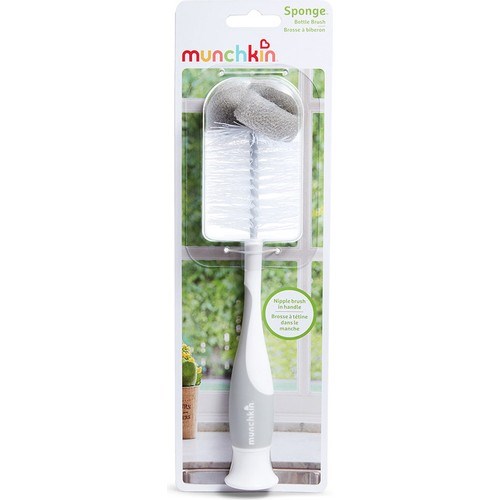 Munchkin Bristle Bebek Biberonu Temizleme Fırçası Gri 