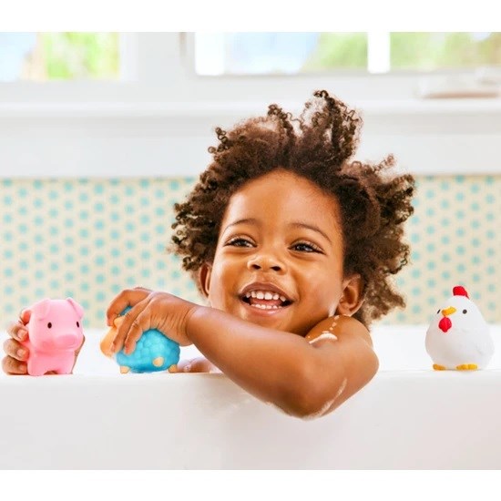 Munchkin Çiftlik Hayvanları ile Banyo Fışkırtmaları 4'lü Set 