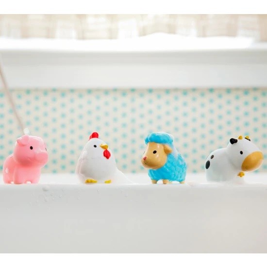 Munchkin Çiftlik Hayvanları ile Banyo Fışkırtmaları 4'lü Set 