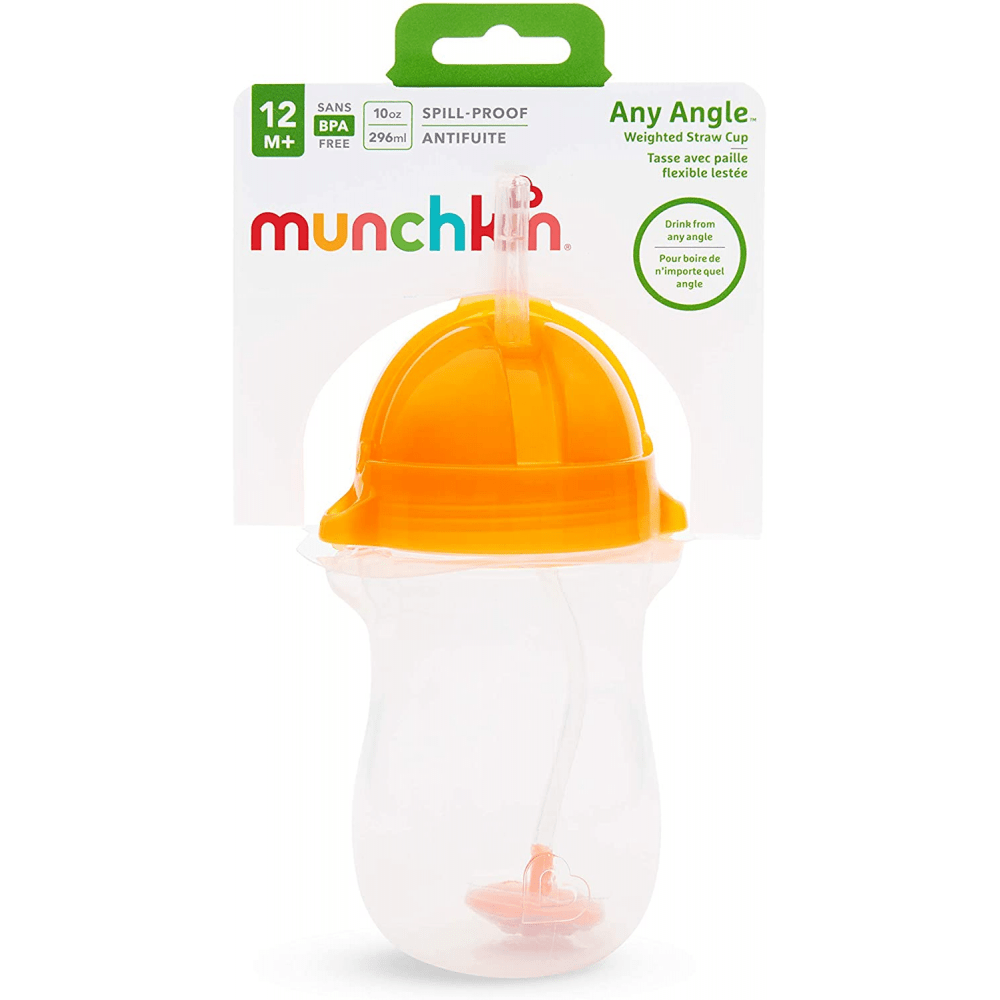 Munchkin Tıklama Kilitli Uçlu Alıştırma Bardağı 12 ay+ 296 ml Turuncu 