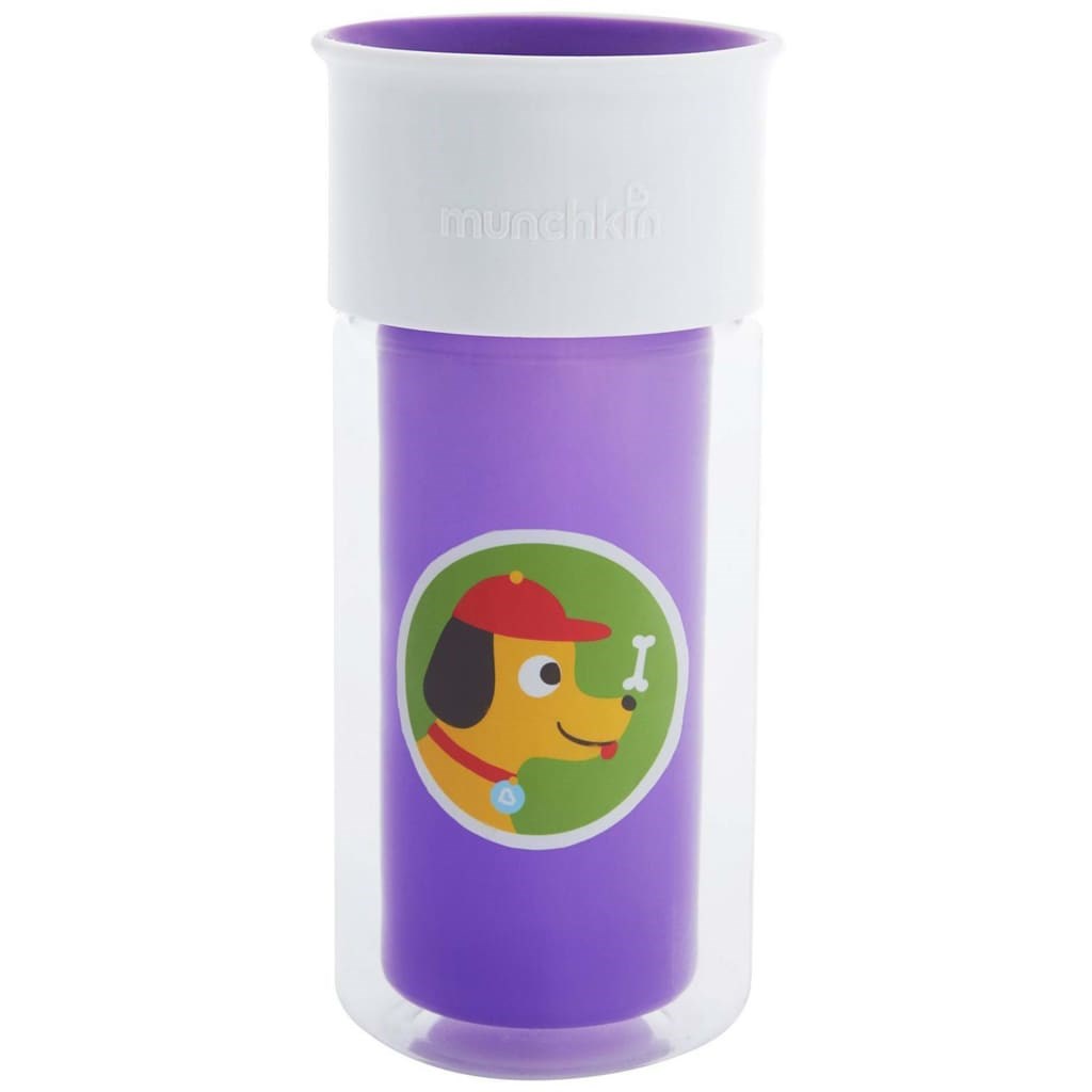 Munchkin Mucize 360 Yalıtımlı Alıştırma Bardağı 18 Ay+ 266 ml Mor 