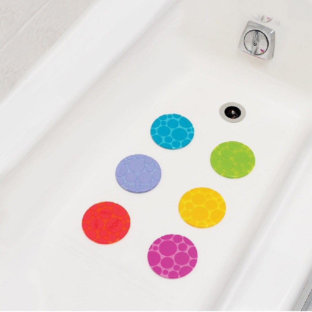 Munchkin Grippy Dots Isı Göstergeli Banyo Kaymazı 