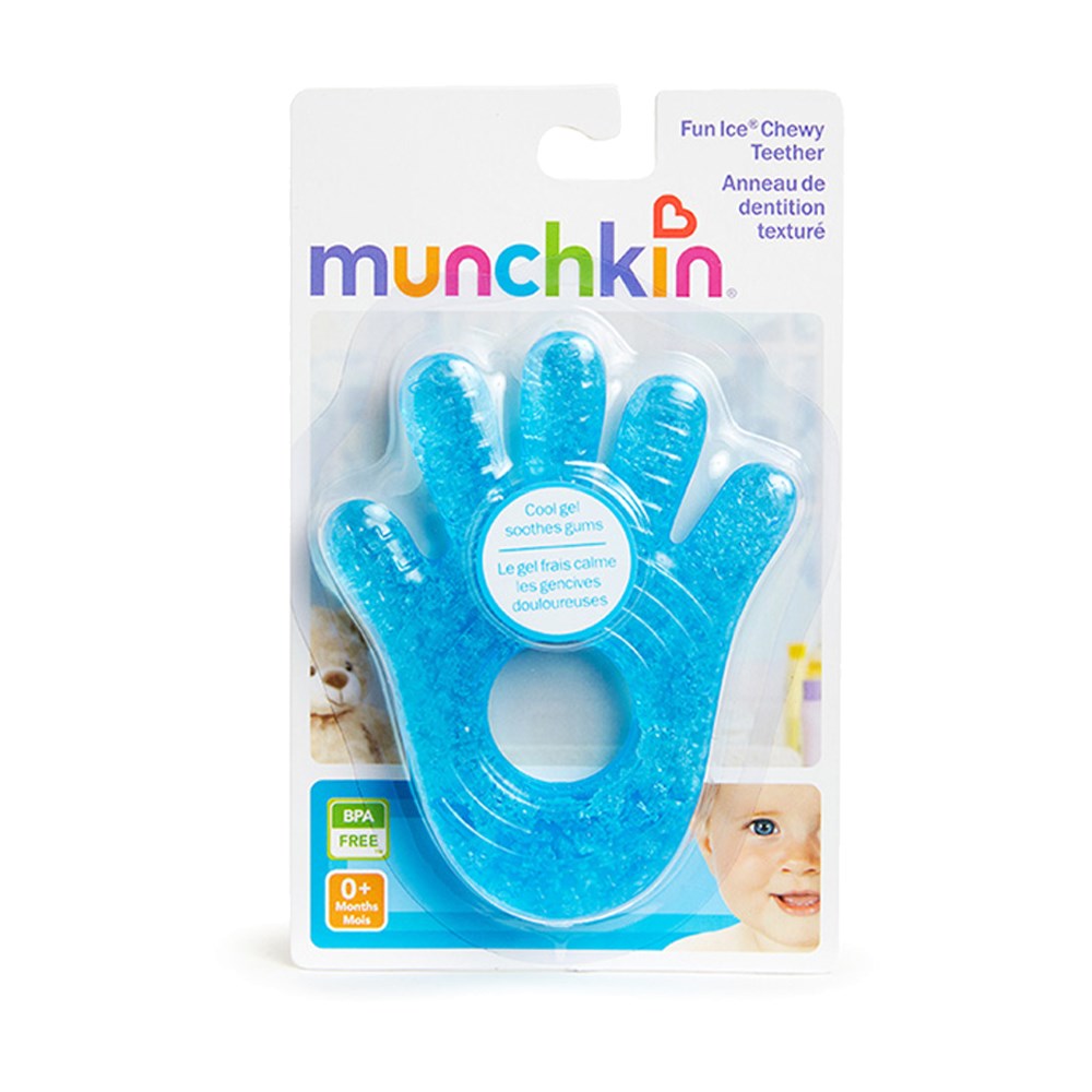 Munchkin Eğlenceli Buz Chewy Diş Kaşıyıcı 0+El Mavi 