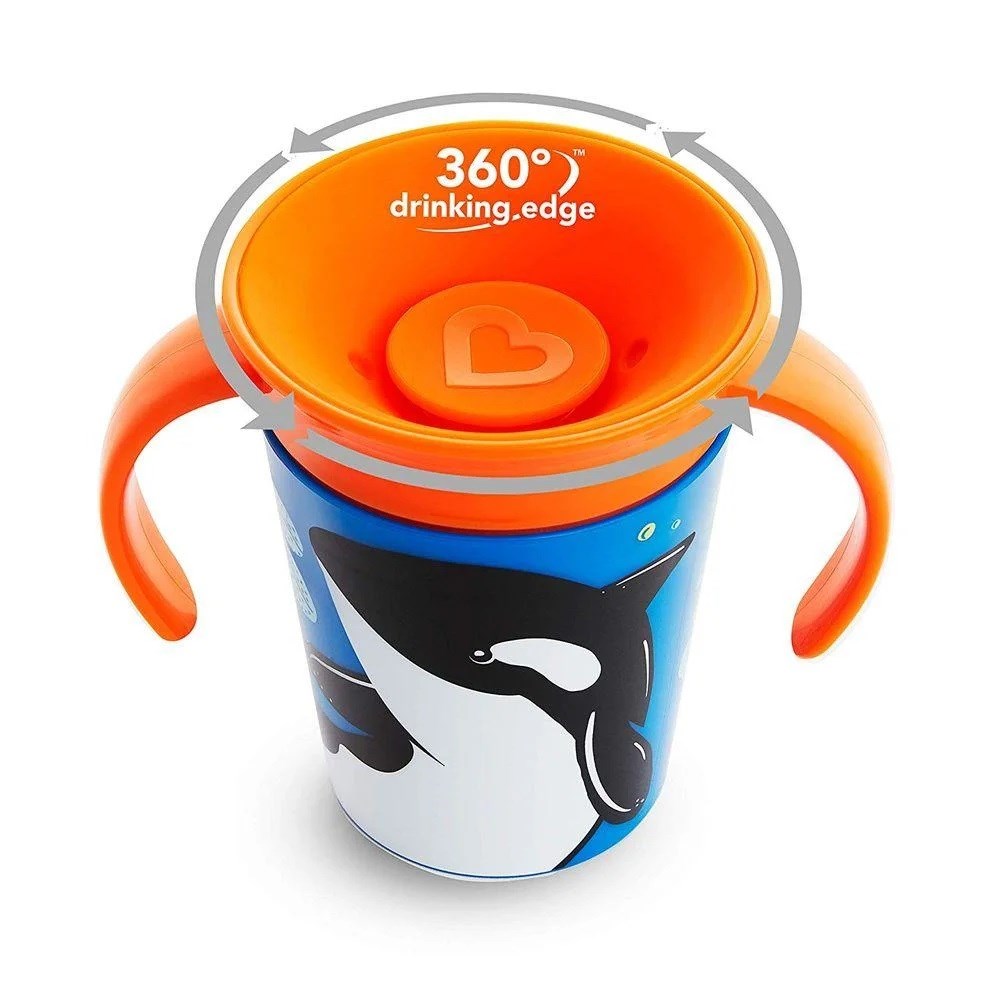 Munchkin Mucize 360 Alıştırma Bardağı Orka 6 ay+ 177 ml 