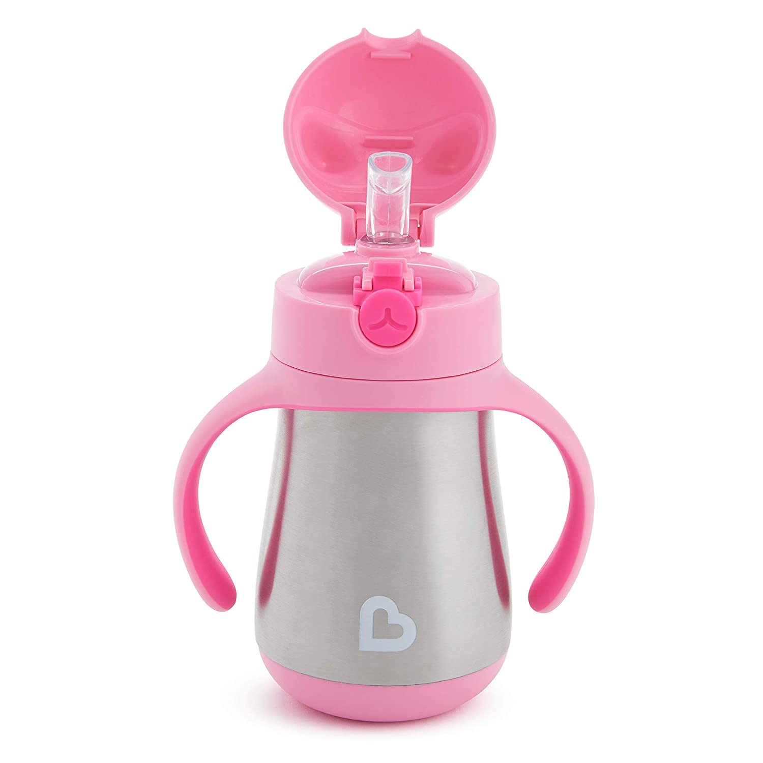 Munchkin Havalı Kedi Paslanmaz Çelik Bardak 18 Ay+ 237 ml Pembe 