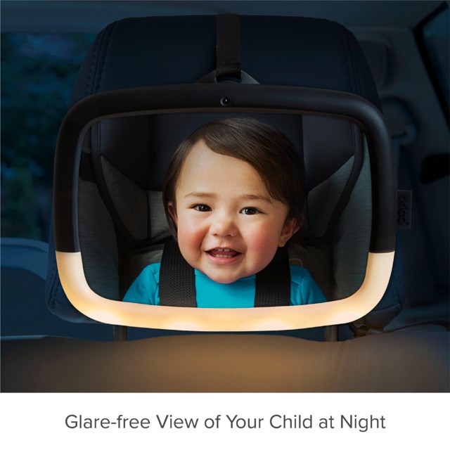 Munchkin Night Light LED Özellikli Dijital Araba Bebek Görüş Aynası 