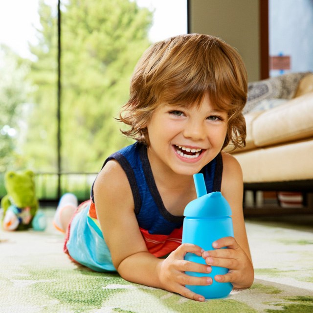 Munchkin Simple Clean Pipetli Alıştırma Bardağı 296ml 12+ Ay  Mavi 