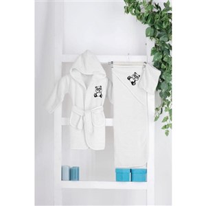 Mixibaby Havlu Bornoz 3'lü Set
