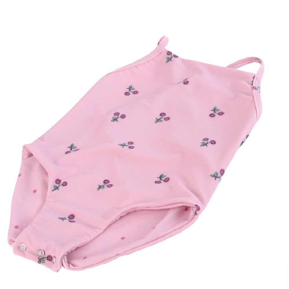 Mama Yoyo Çift Taraflı Kız Çocuk Mayo Cherry Pembe
