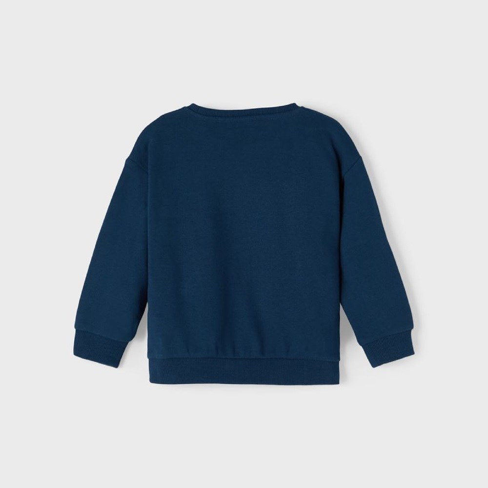 Name It Erkek Organik Uzun Kollu SweatShirt Mavi