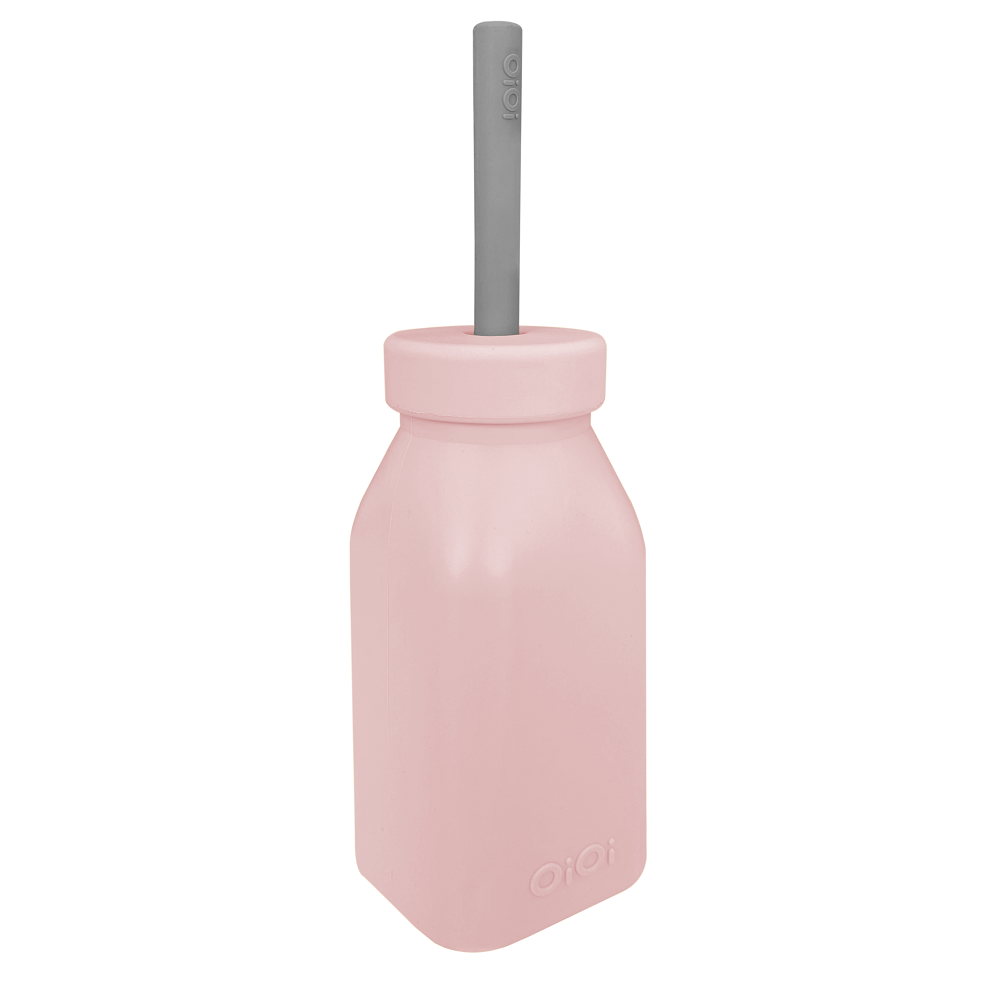 Oioi Şişe Pipet Pinky Pink / Powder Grey 