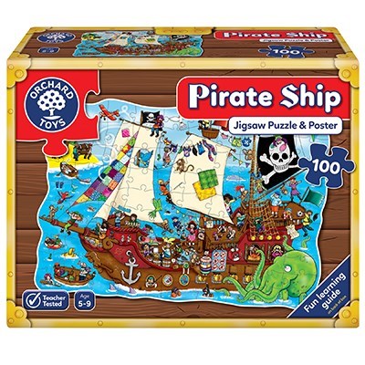 Orchard Pirate Ship Puzzle 5-9 Yaş + Orjinal