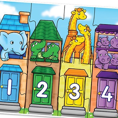 Orchard Number Street Puzzle 2-5 Yaş + Orjinal