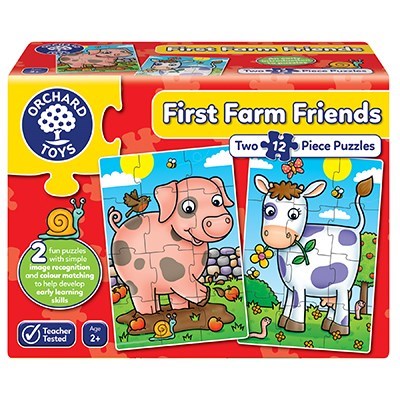 Orchard First Farm Friends Puzzle 2 Yaş + Orjinal