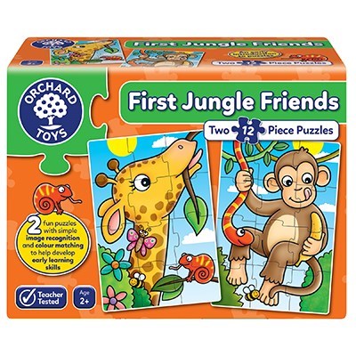 Orchard First Jungle Friends Puzzle 2 Yaş + Orjinal