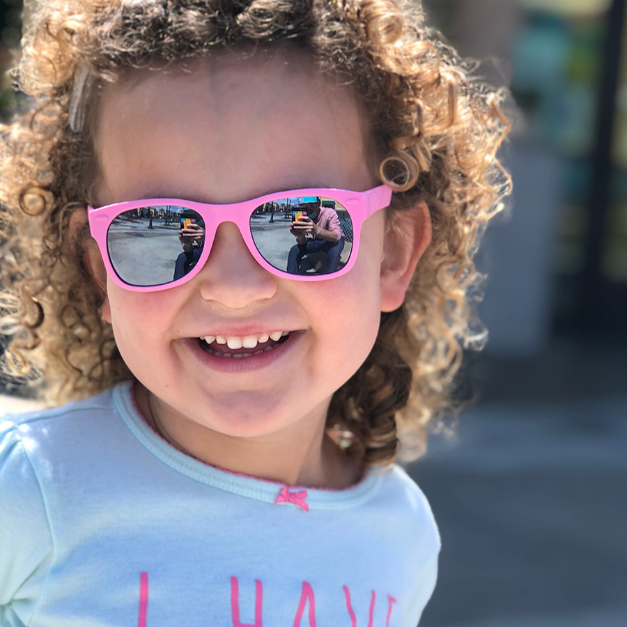 RoShamBo Çocuk Güneş Gözlüğü 5+ Yaş Popple Aynalı Krom(Gümüş) Lens 