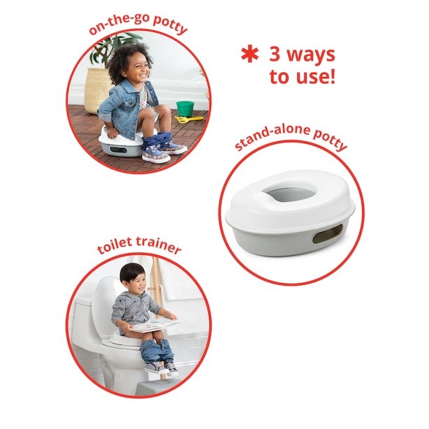 Skip Hop Go Time Seyahat Tipi Lazımlık 3'ü 1 arada 18 Ay+ 