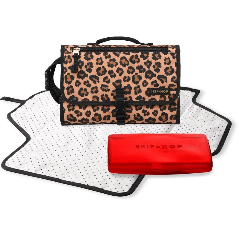 Skip Hop Pronto Orijinal Alt Açma Çantası - Leopar Orjinal