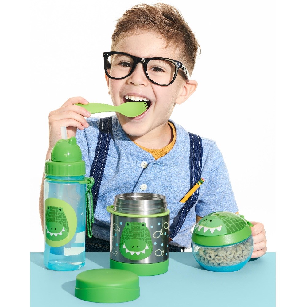 Skip Hop Zoo Paslanmaz Çelik Termos Timsah Orjinal