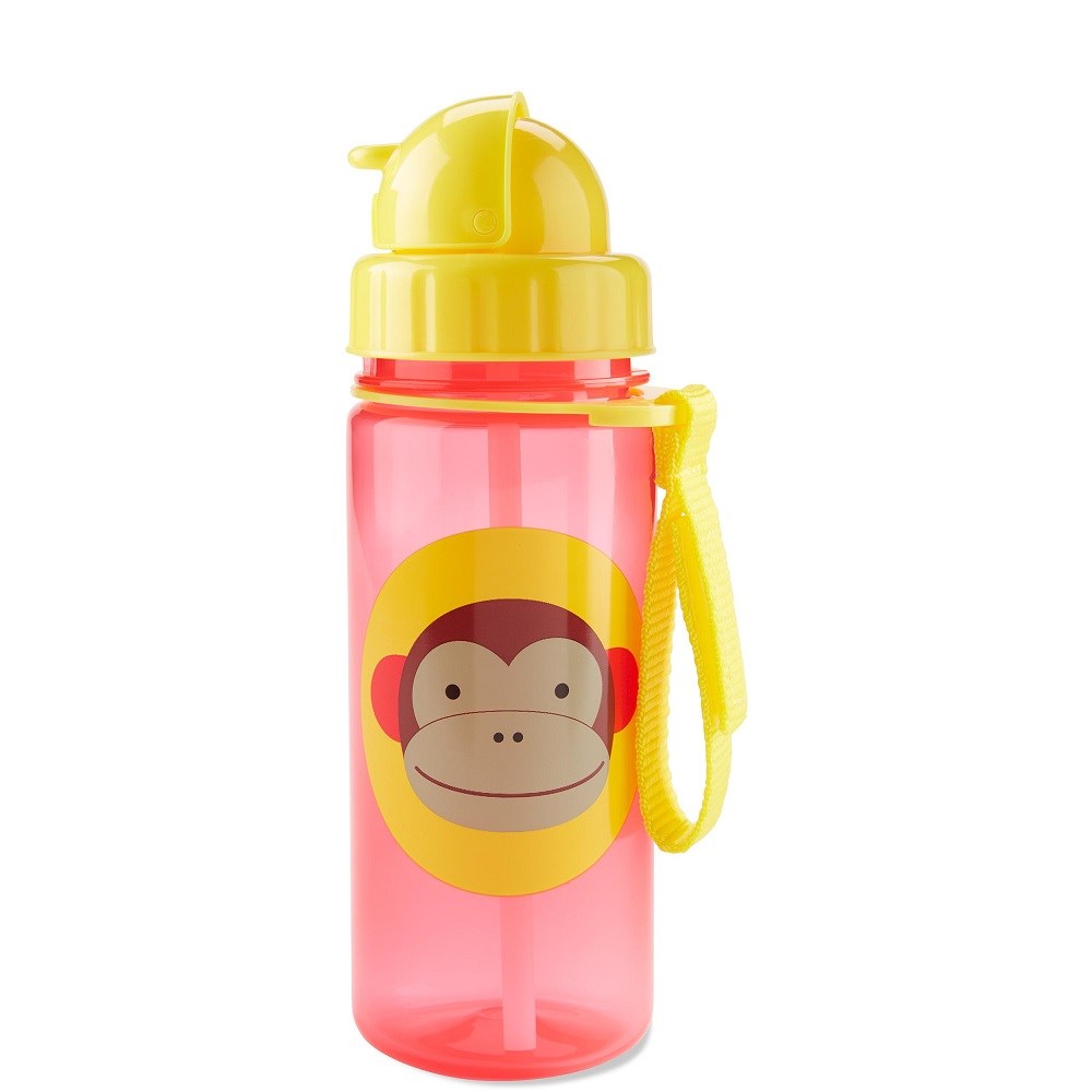 Skip Hop Zoo Pipetli Bardak 390 ml Maymun Orjinal