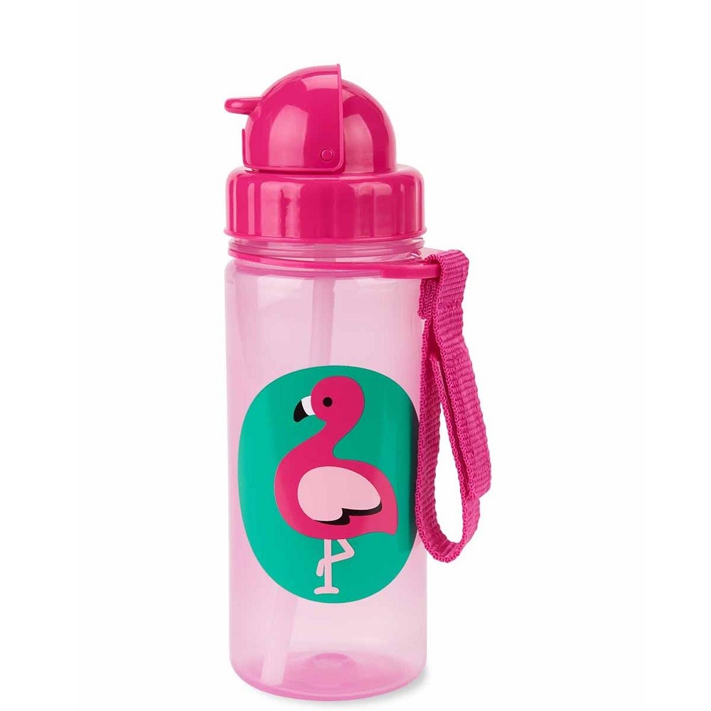 Skip Hop Zoo Pipetli Bardak 390 ml Flamingo Orjinal