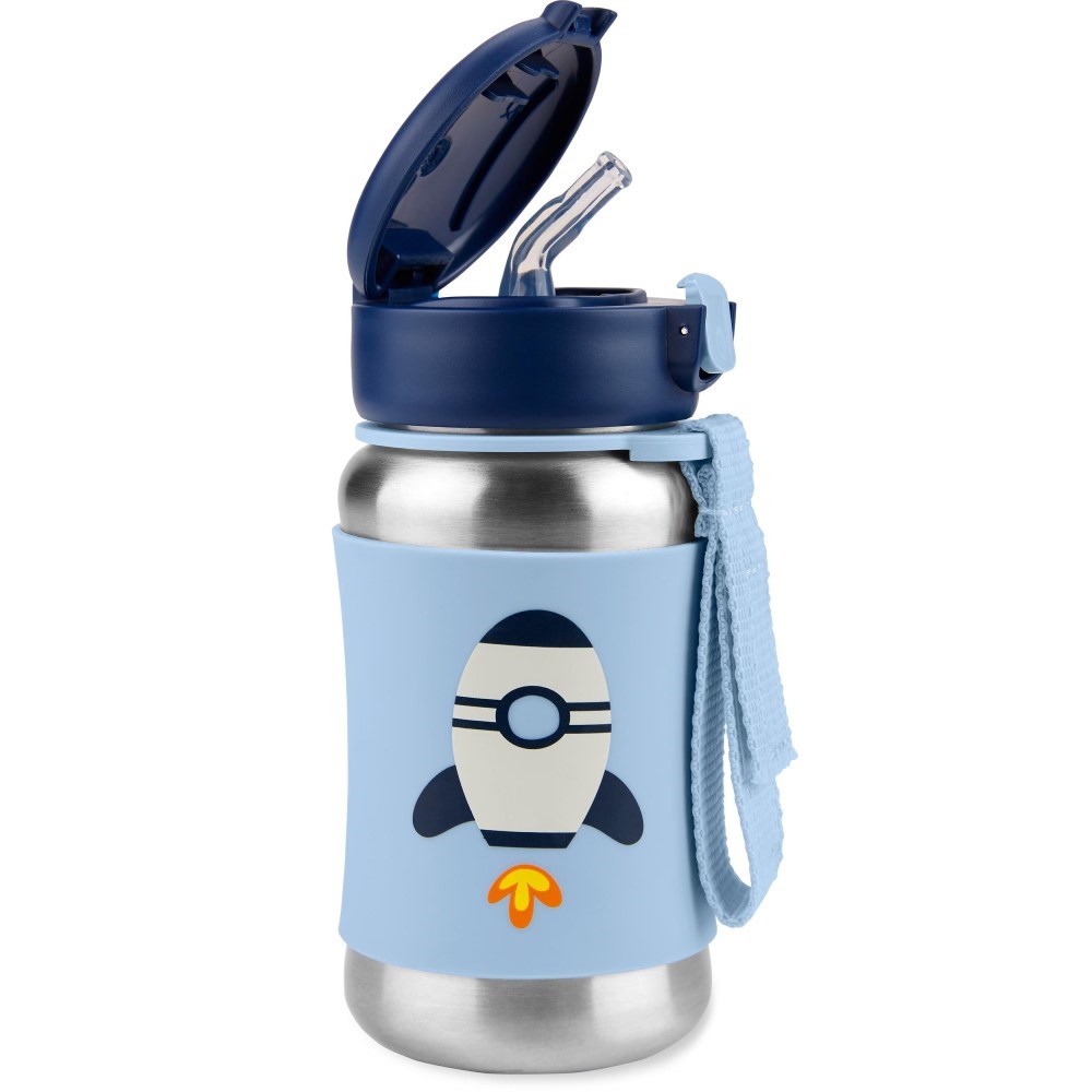 Skip Hop Spark Style Pipetli Paslanmaz Çelik Suluk Roket Orjinal