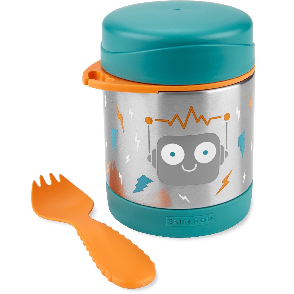 Skip Hop Spark Style Paslanmaz Çelik Termos Robot Orjinal
