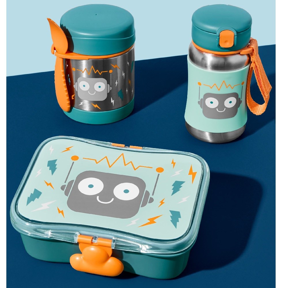 Skip Hop Spark Style Paslanmaz Çelik Termos Robot Orjinal