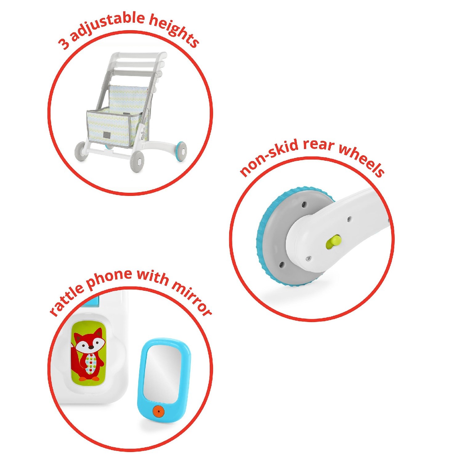 Skip Hop 4 Aşamalı Aktivite Oyuncağı - Yürüteç 