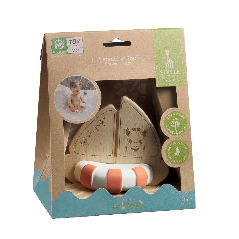 Vulli Sophie The Giraffe So Pure Rubberwood Boat Orjinal