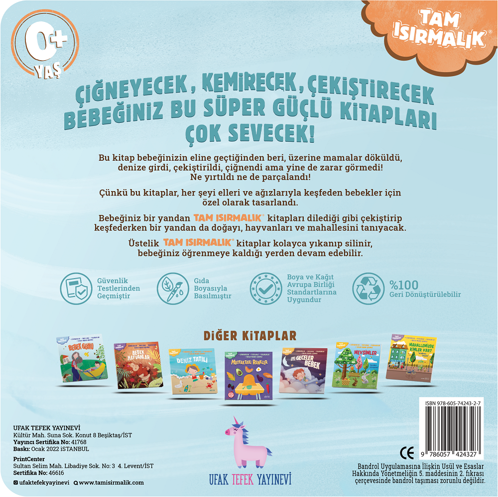 Tam Isırmalık Yırtılmayan Kitap Çiftlik 