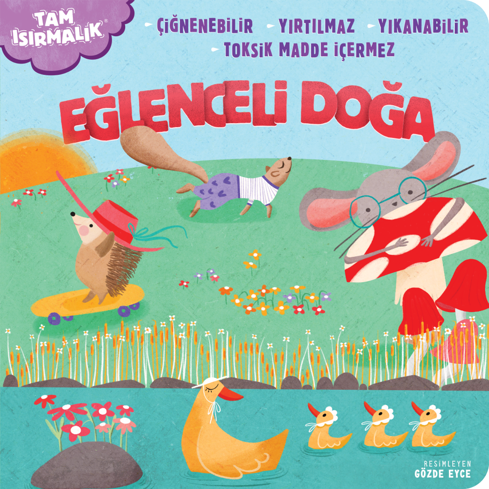Tam Isırmalık Yırtılmayan Kitap Eğlenceli Doğa 
