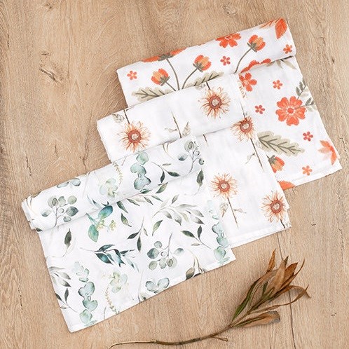 Tarkito Organic Summer 3'lü Müslin Set Sarı