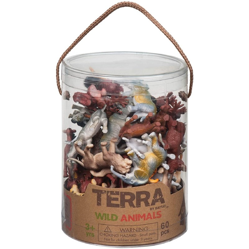 Terra Küçük Oyun Seti Safari Dünyası 60 Parça 