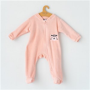 Mama Yoyo Kadife Uyku Tulumu Pink Leopar