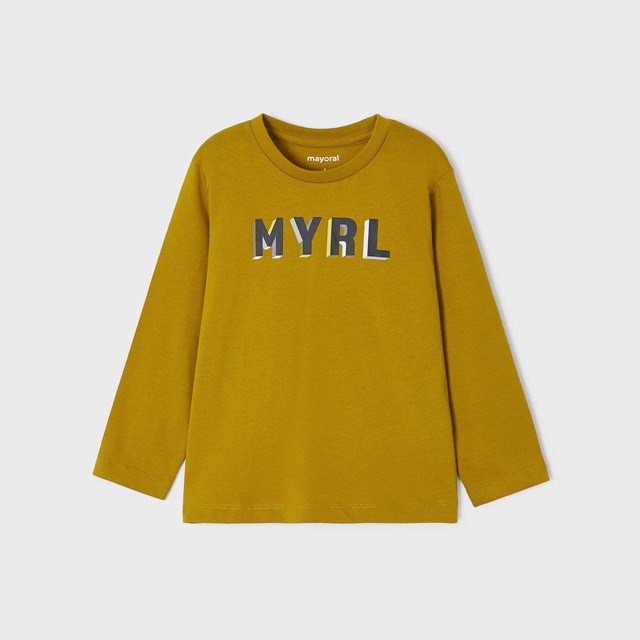 Mayoral Kışlık Erkek Uzun Kol T-shirt Yeşil